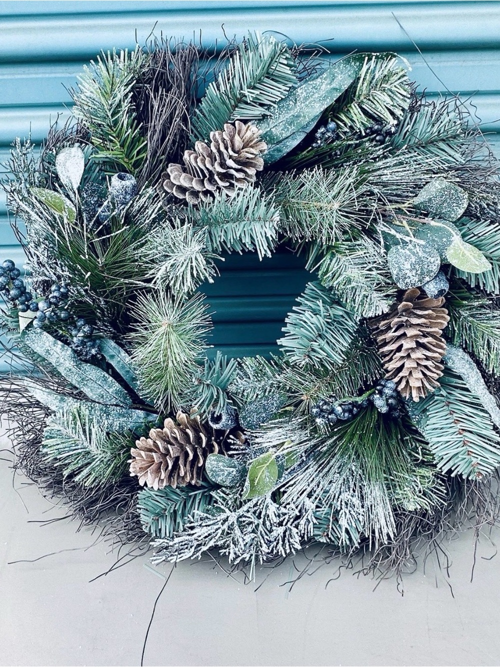 Ashland 24" Icy Berry and Greenery Wreath Christmas Decor